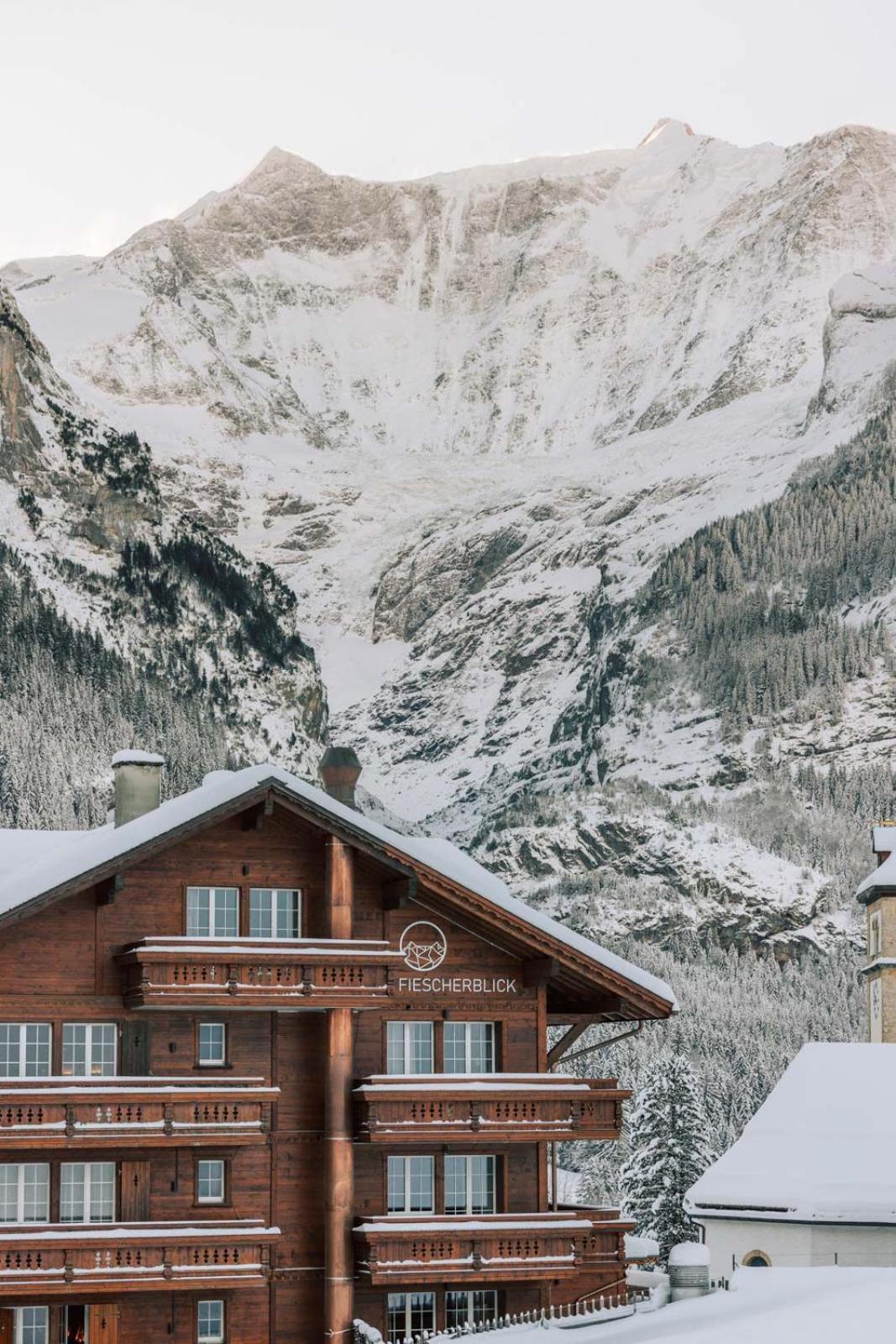 Hotel Fiescherblick Grindelwald Exterior foto