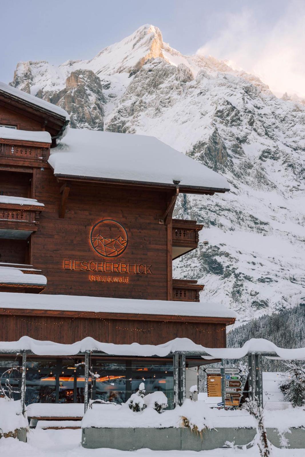 Hotel Fiescherblick Grindelwald Exterior foto