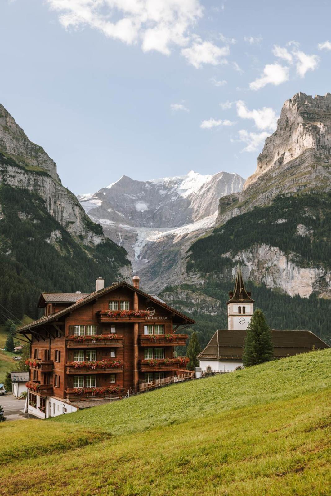 Hotel Fiescherblick Grindelwald Exterior foto